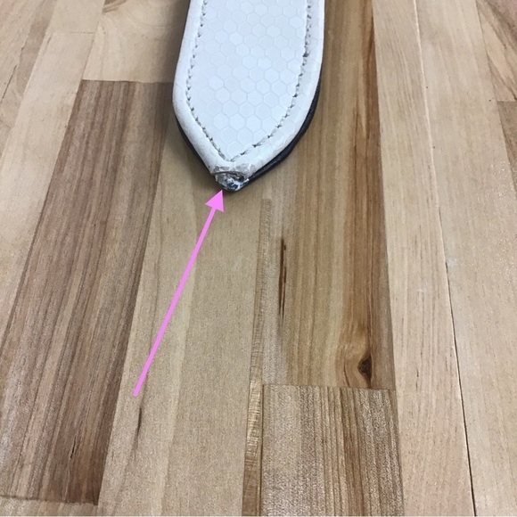 Madcow Ecru black genuine leather contemporary country vibe dog collar handmade - Picture 15 of 15